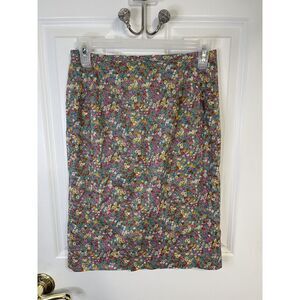 Vintage Cassandra Northampton Custom Handmade Floral Skirt (No size/XS)